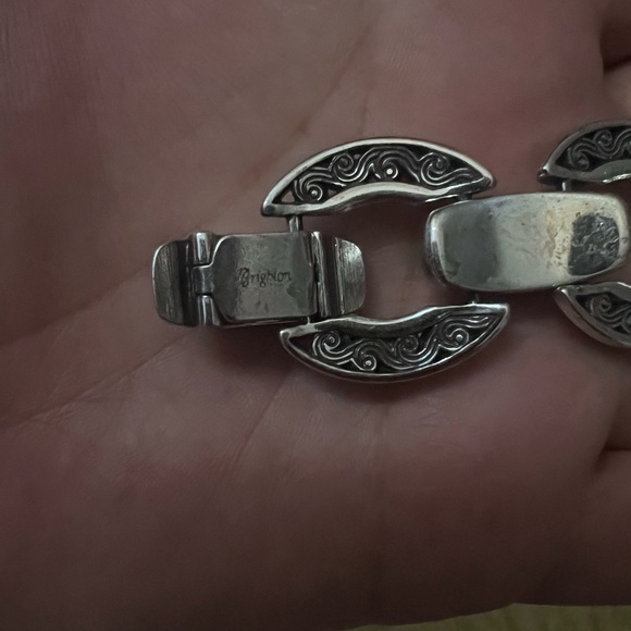 Brighton Retired Crystal Chunky Chain Link bracelet - Picture 5 of 5